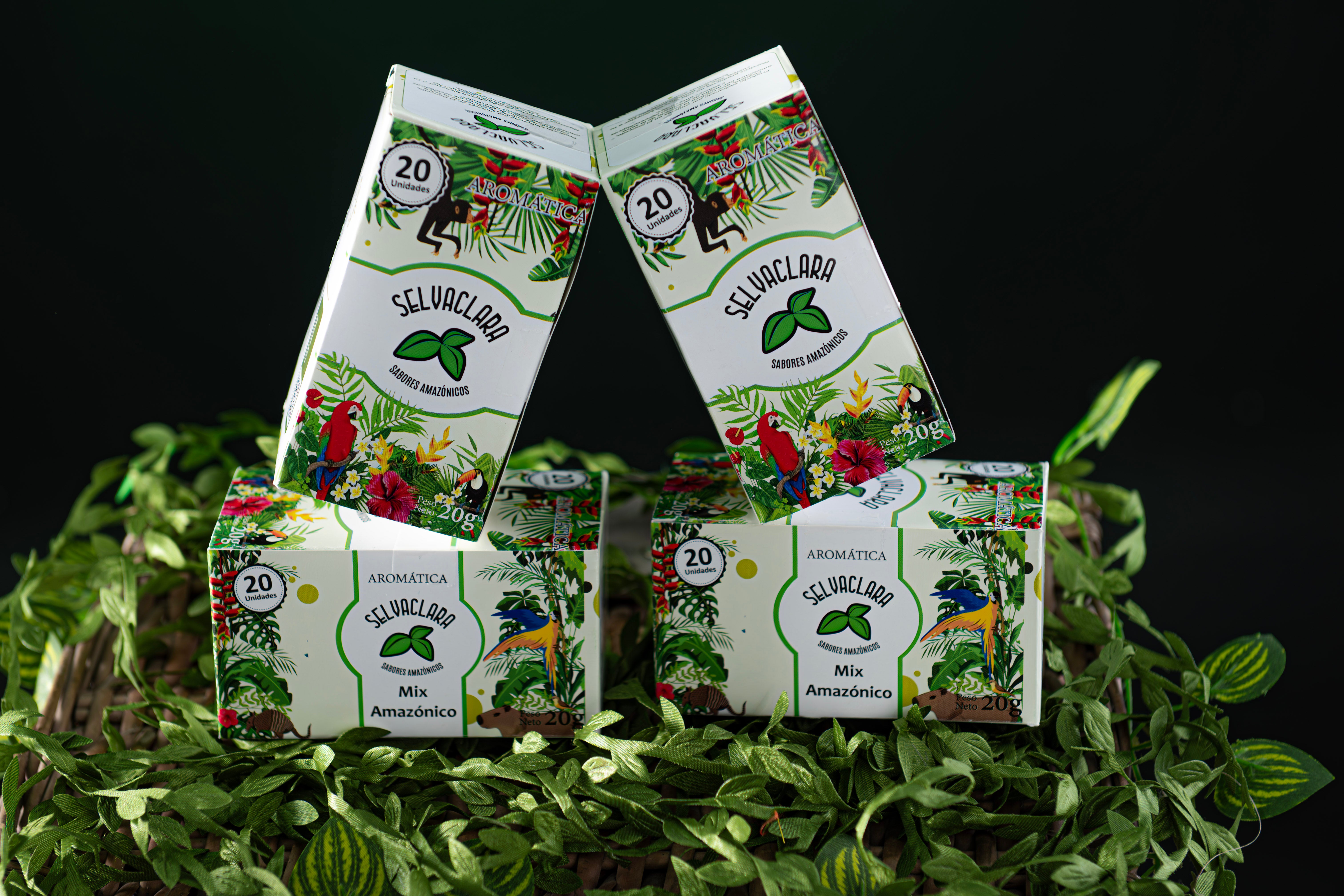 Infusión Selvaclara - 4 cajas de Mix Amazónico ( 20 Unidades)