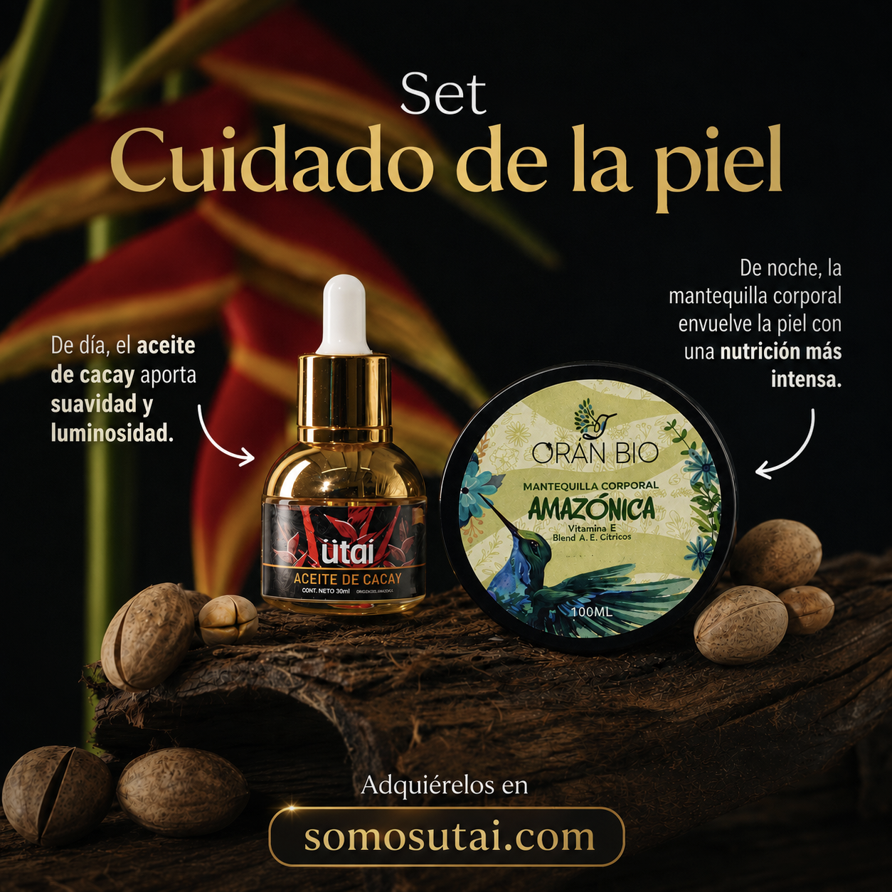 Set Cuidado de la Piel - Rutina Amazónica Día y Noche