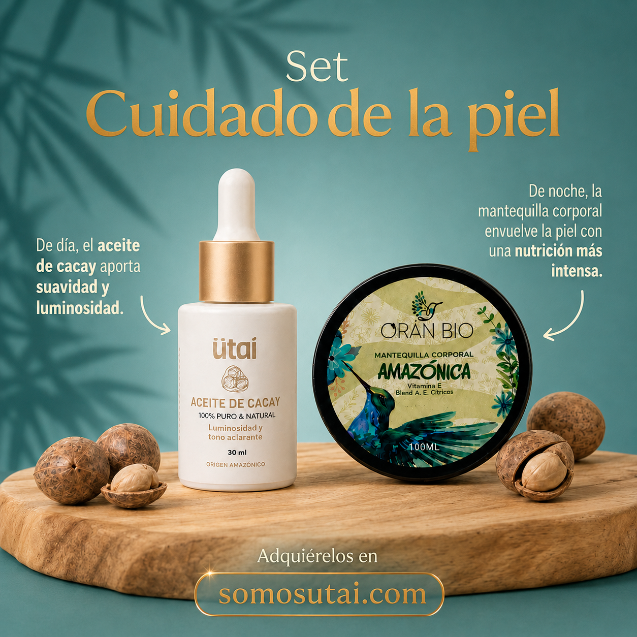 Set Cuidado de la Piel - Rutina Amazónica Día y Noche