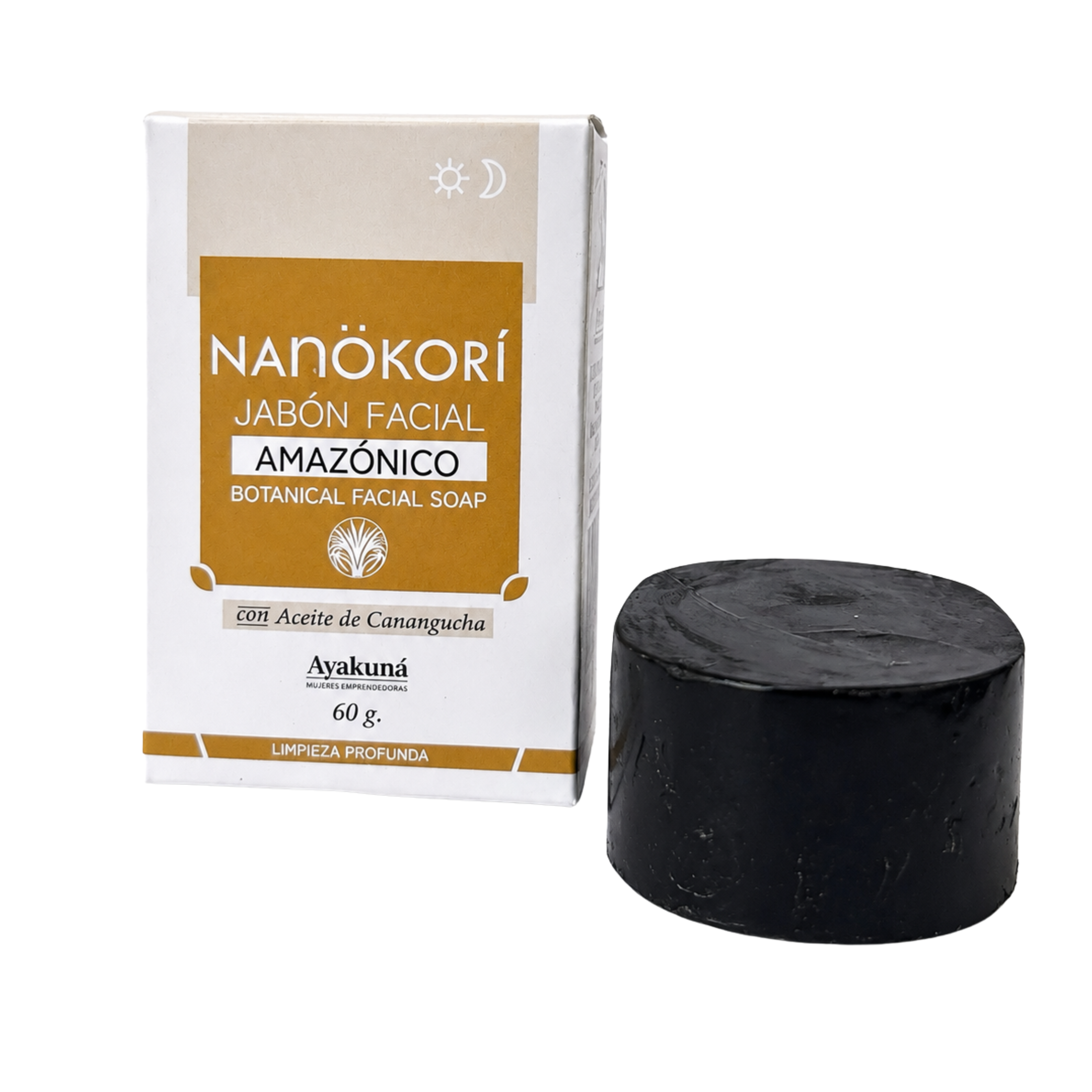 Jabón Facial Amazónico NANÖKORÍ - Aceite de Canangucha & Limpieza Profunda