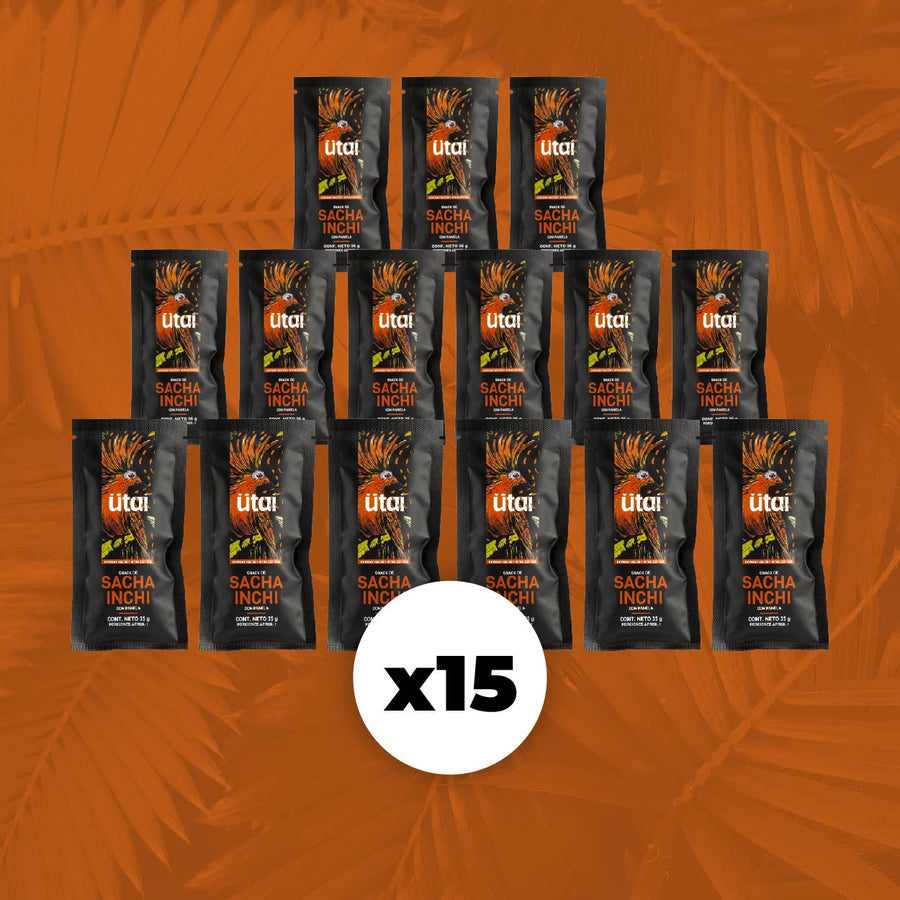 Sacha Inchi Cubierto - Panela 35gr (Pack x15) - Somos Utaí
