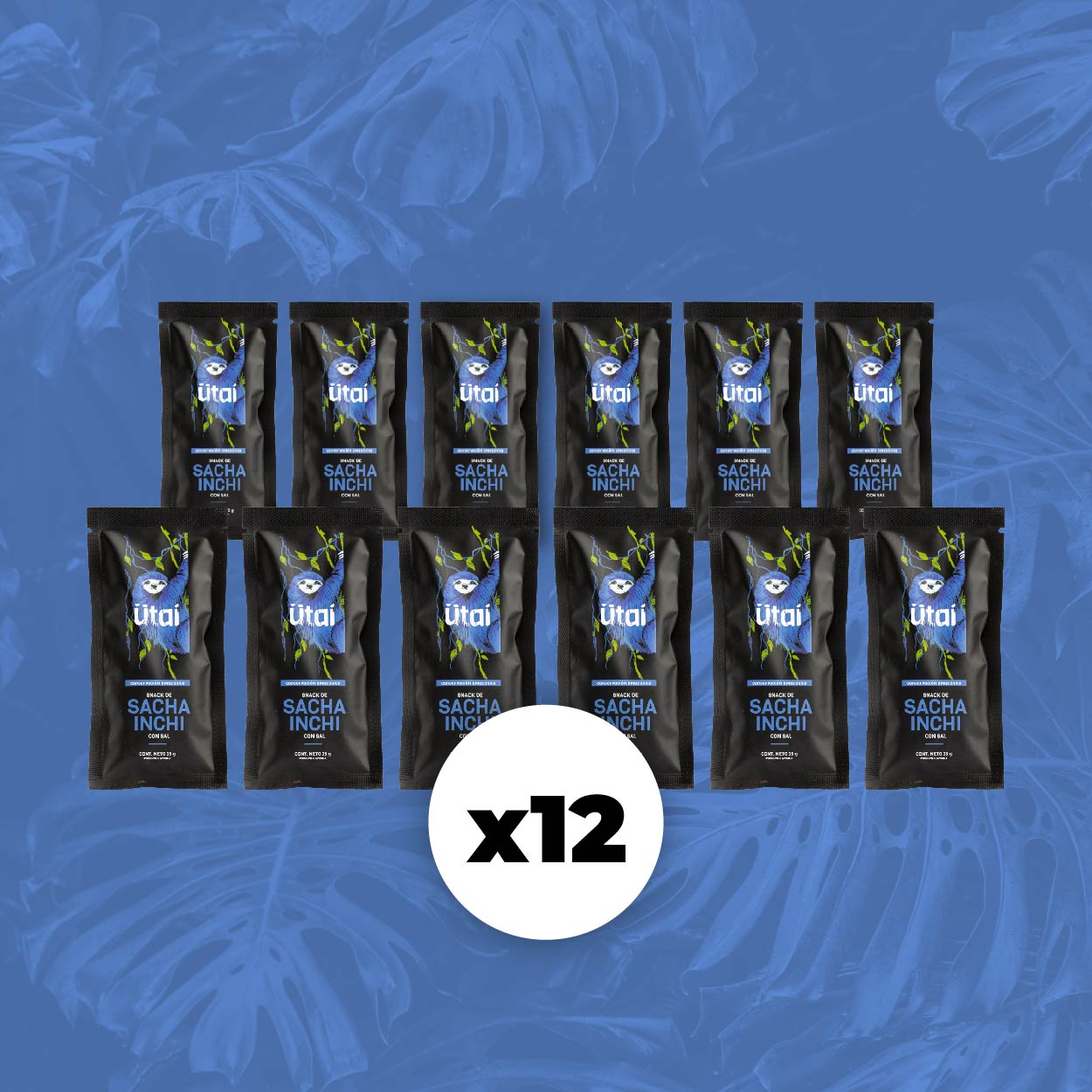 Sacha Inchi Cubierto - Sal 35 gr (Pack x12) - Somos Utaí